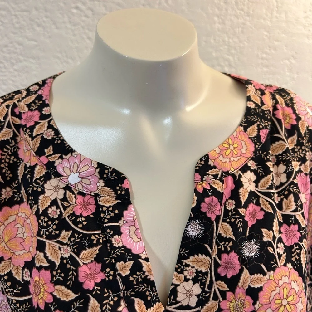 JNY Co floral Blouse SZ 2X NWT - Picture 4 of 9